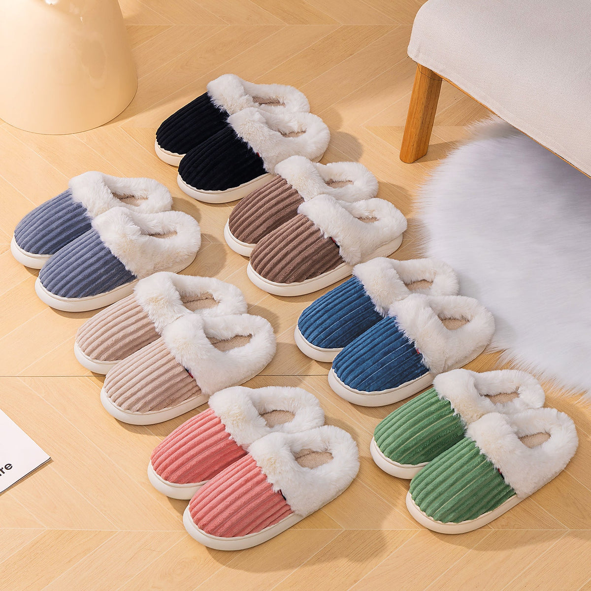 AGATHA | CUSHIONED COMFORT WINTER SLIPPERS