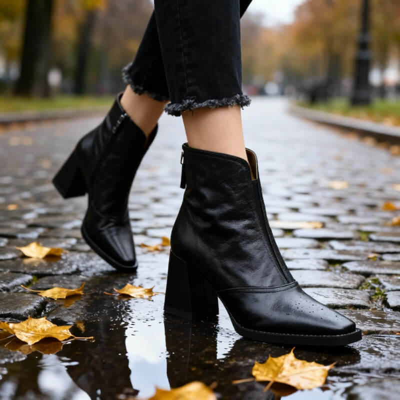 VIVIEN | ELEGANT HEELED ANKLE BOOTS