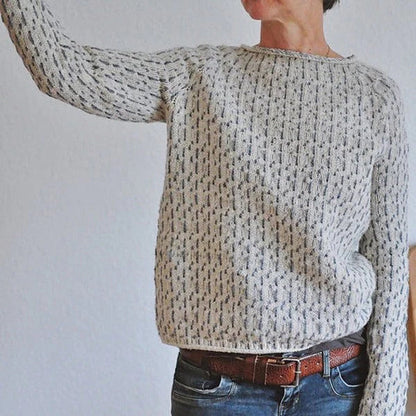 ELISE | PATTERNED KNITTED SWEATER