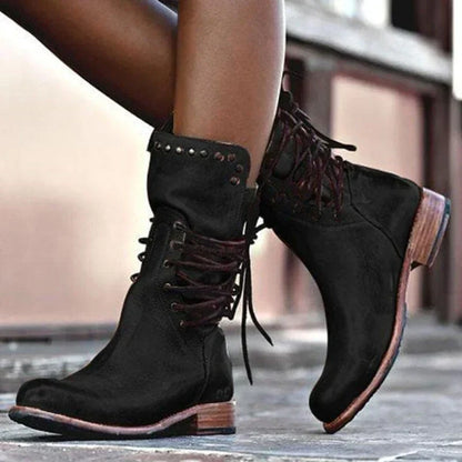 DIANA | FASHION WINTER LOW-HEEL BOOTS