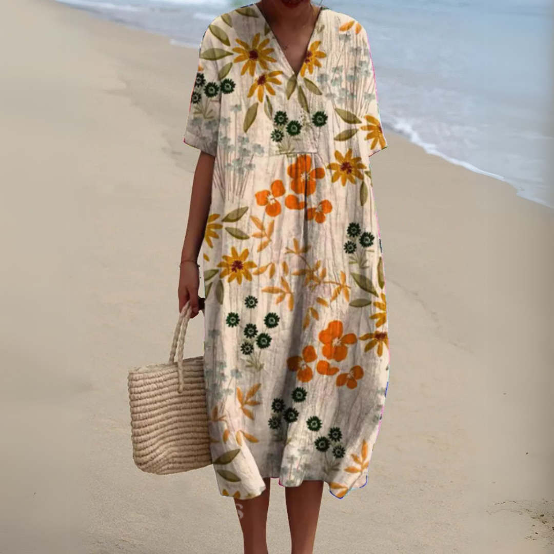 ROSALIE | ELEGANT FLORAL DRESS