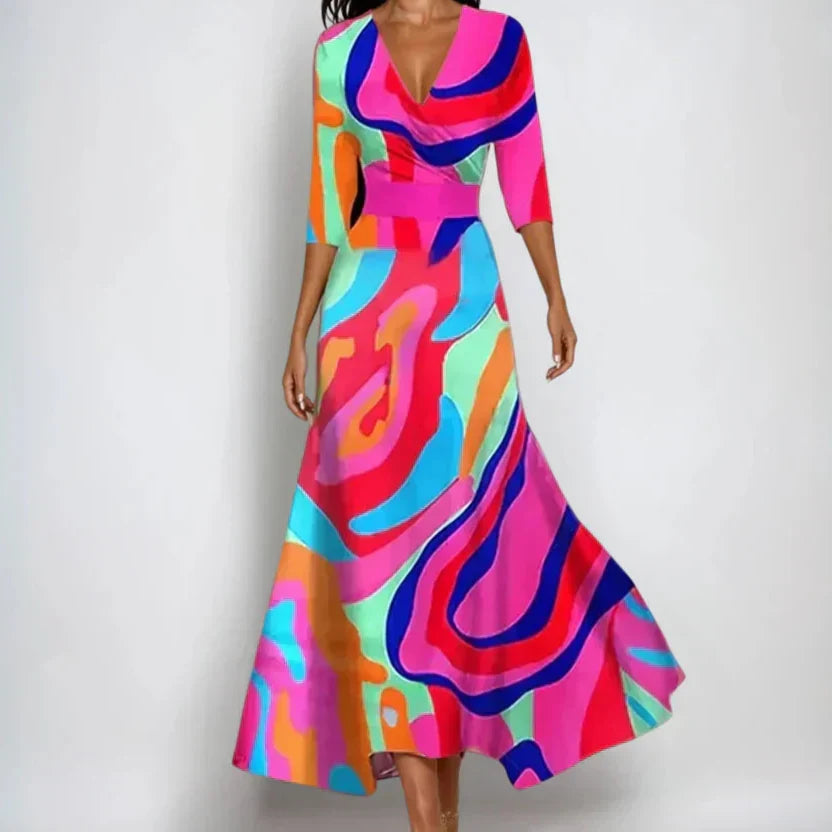 EMILY | LUXURY FLORAL DRESS