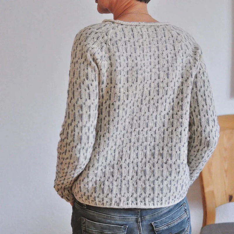 ELISE | PATTERNED KNITTED SWEATER