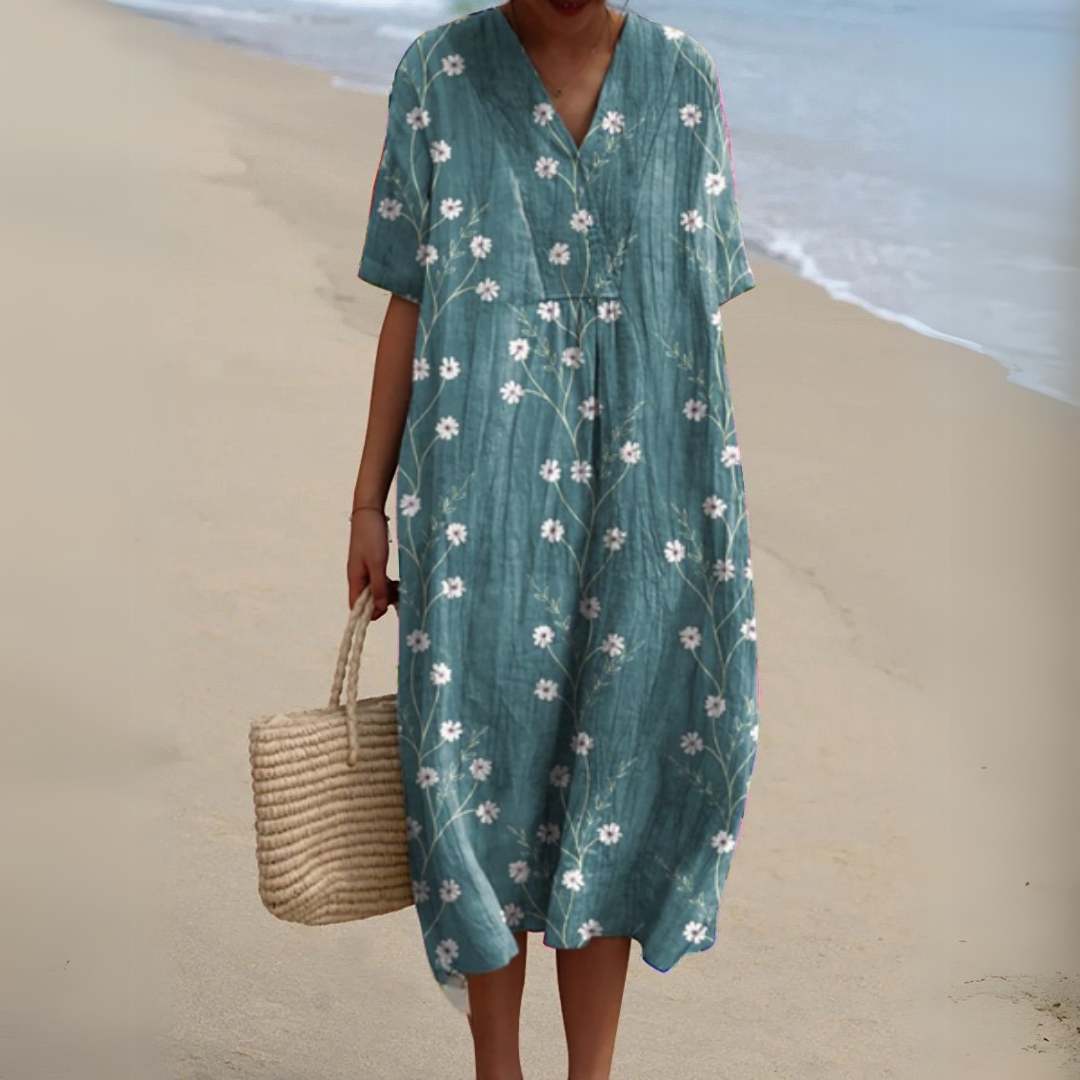 ROSALIE | ELEGANT FLORAL DRESS