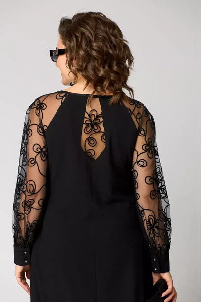 WINIFRED | BLACK LACE ELEGANT DRESS