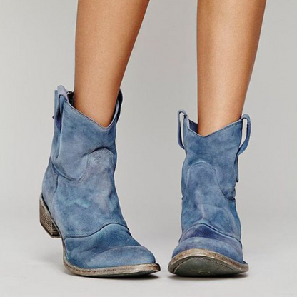 DELIA | COMFORT WIDE-HEEL BOOTS
