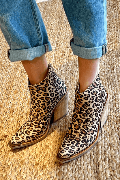  TARA | LEOPARD BLOCK HEEL BOOTS