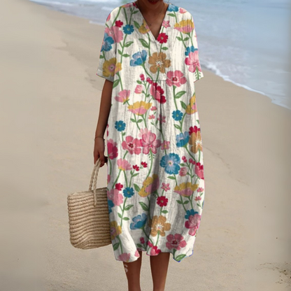 ROSALIE | ELEGANT FLORAL DRESS