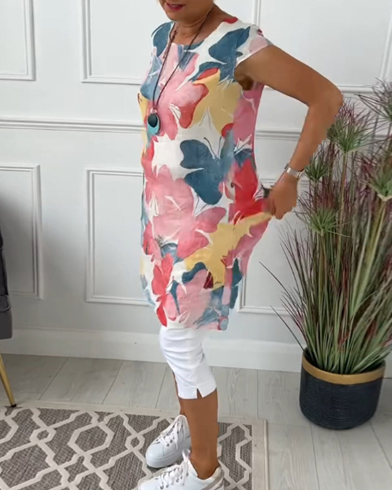 INGRID | CASUAL FLORAL DRESS