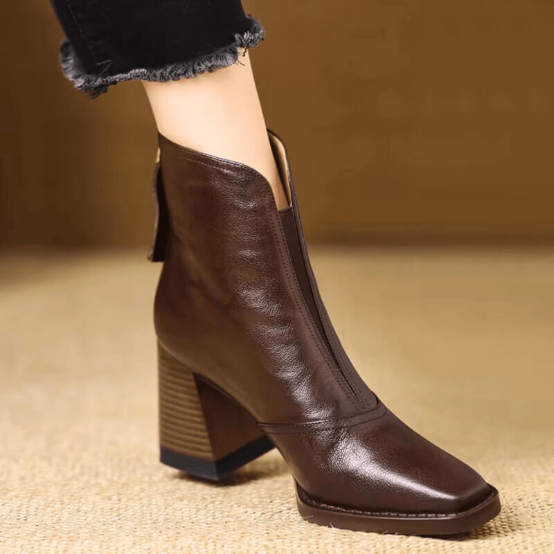 VIVIEN | ELEGANT HEELED ANKLE BOOTS