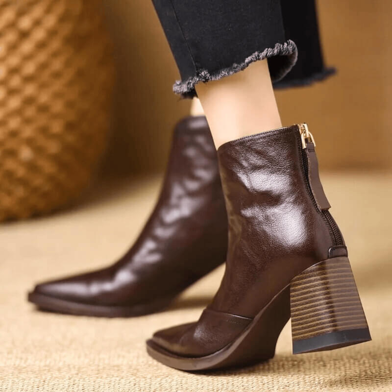 VIVIEN | ELEGANT HEELED ANKLE BOOTS