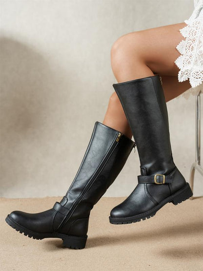 GWENDOLINE | ELEGANT LOW-HEEL BOOTS
