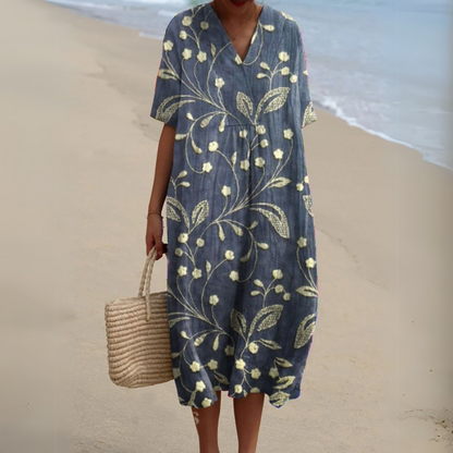 ROSALIE | ELEGANT FLORAL DRESS
