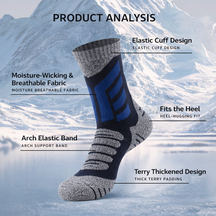 SWEAT-ABSORBENT & ANTI-FRICTION WINTER SOCKS
