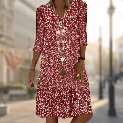 JUNE | ELEGANT PRINTED DRESS