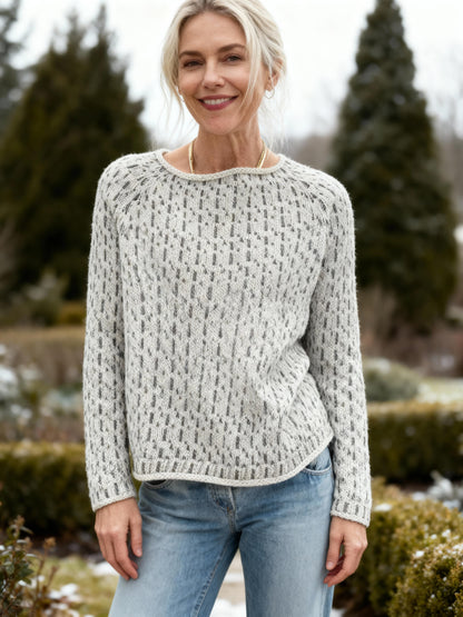 ELISE | PATTERNED KNITTED SWEATER