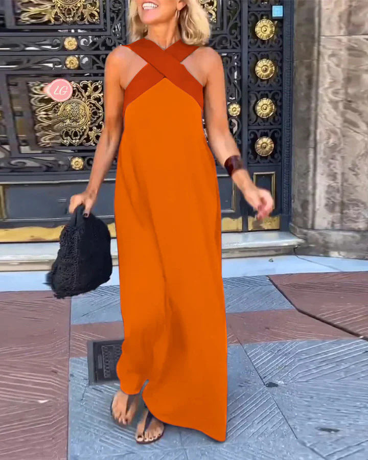 MIRANDA | CROSSOVER CUT DRESS