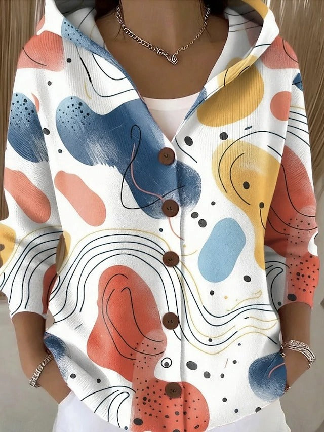 HENRIETTA | ARTISTIC WARM LONG CARDIGAN