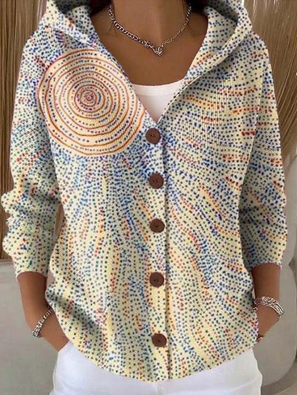 HENRIETTA | ARTISTIC WARM LONG CARDIGAN