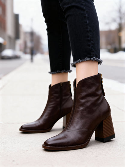 VIVIEN | ELEGANT HEELED ANKLE BOOTS