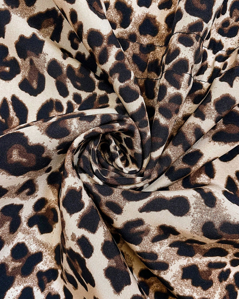 MEREDITH | REVERSIBLE HOODED COAT WITH LEOPARD PRINT