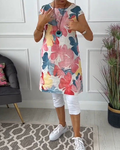 INGRID | CASUAL FLORAL DRESS