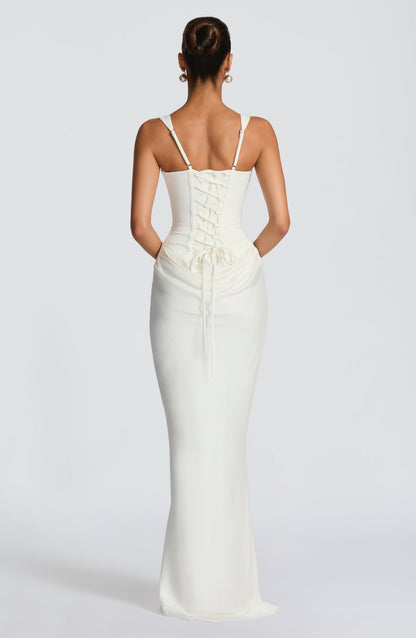 VALENTINA | SQUARE NECK MAXI DRESS