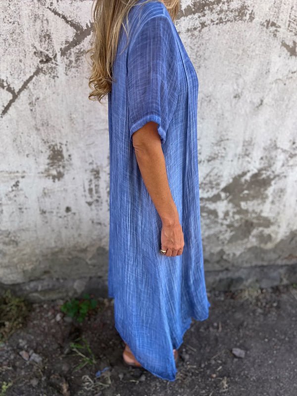 GERALDINE | COMFORTABLE V-NECK DRESS