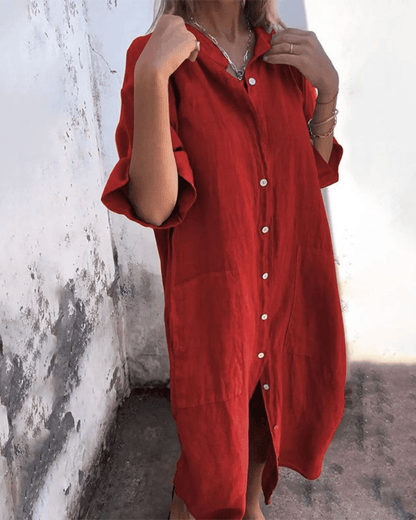 NATALIE | IBIZA STYLE SHIRT DRESS