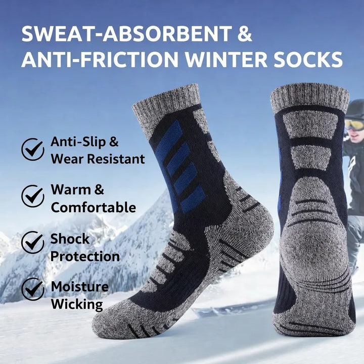 SWEAT-ABSORBENT & ANTI-FRICTION WINTER SOCKS